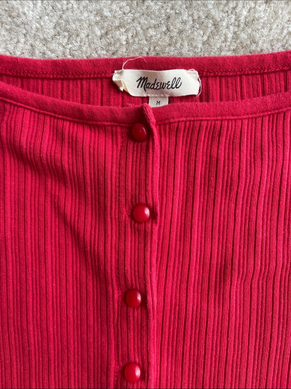 Madewell Ribbed Crewneck Shell Top - Picture 4 of 6